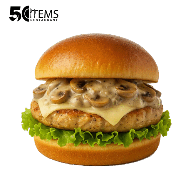 برجر مشروم تشيكن