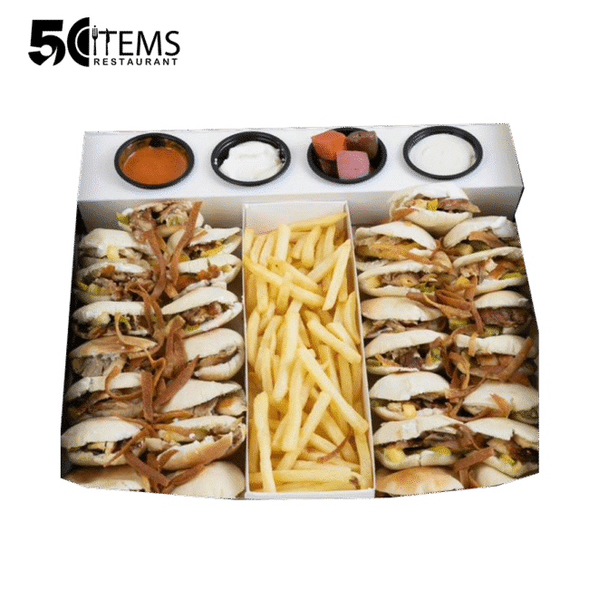 بوكس شاورما ميني لحم 30 حبه