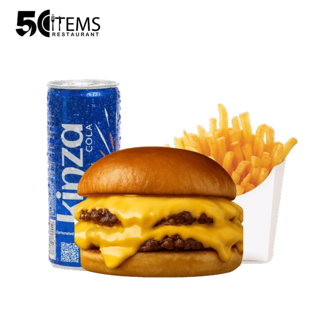 وجبة دبل سماش بيف برجر